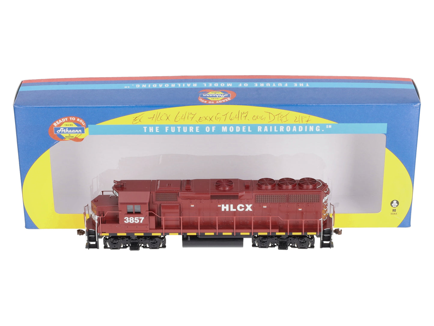 Athearn 89732 HO Helm Leasing/HLCX GP40-2 Diesel Locomotive #3857