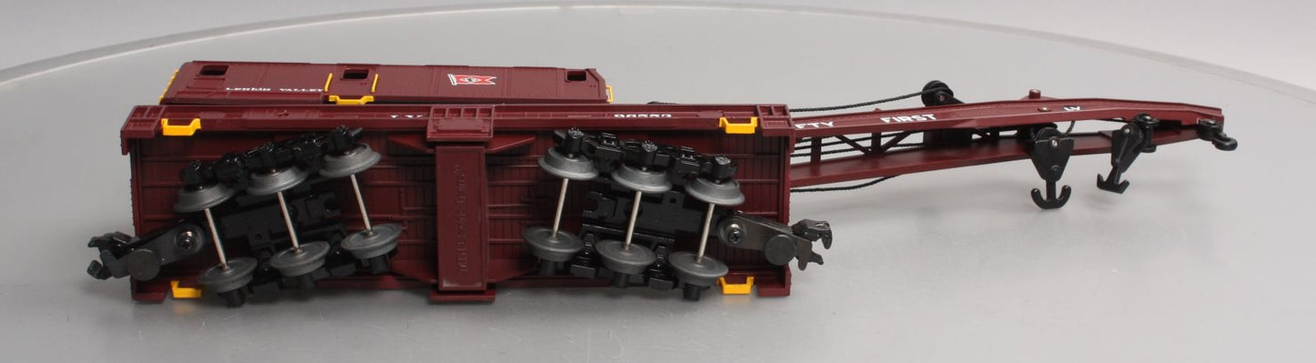 MTH 20-98221 O Gauge Lehigh Valley Crane Car #96553 NIB