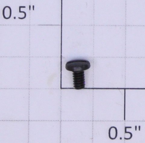 Lionel #3-48 x 3/16" Black Pan Head Slotted Screw