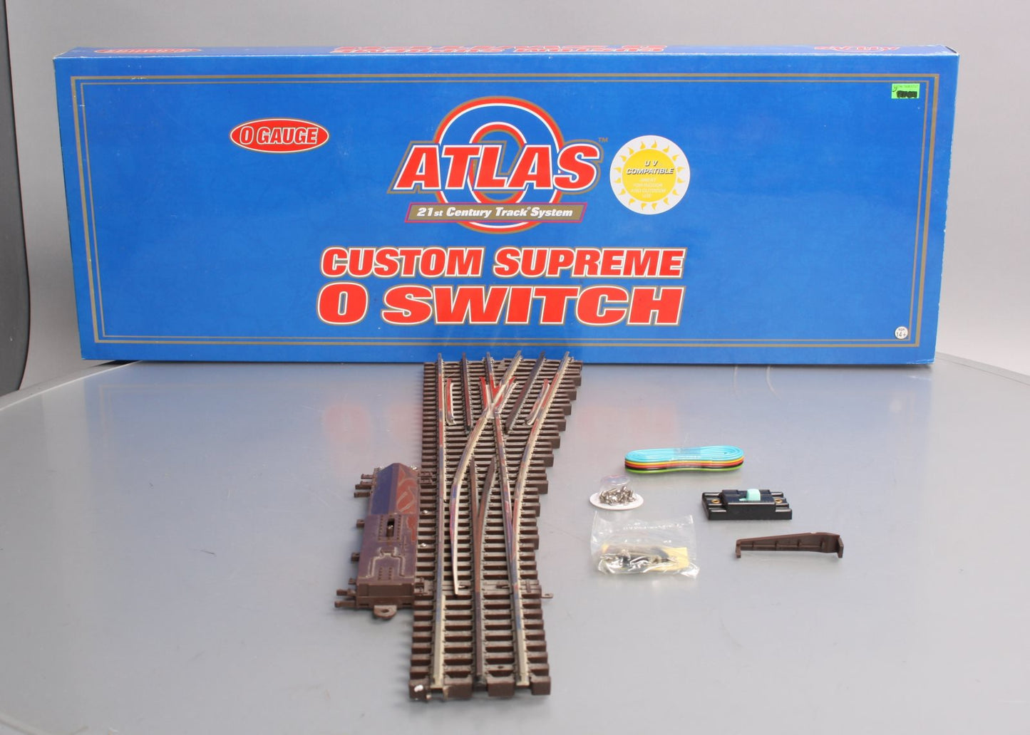 Atlas 6025 O #5 Nickel Silver Right Hand Remote Switch Turnout