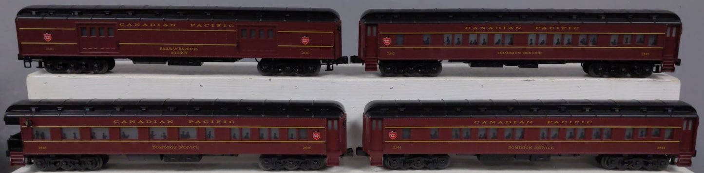 Williams 43351 Canadian Pacific 72 Ft. Heavyweight Passenger Cars (Set of 4)
