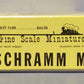 Fine Scale Miniatures 190 HO Scale R. Schramm Mfg. Co. Laser-Cut Building Kit NIB