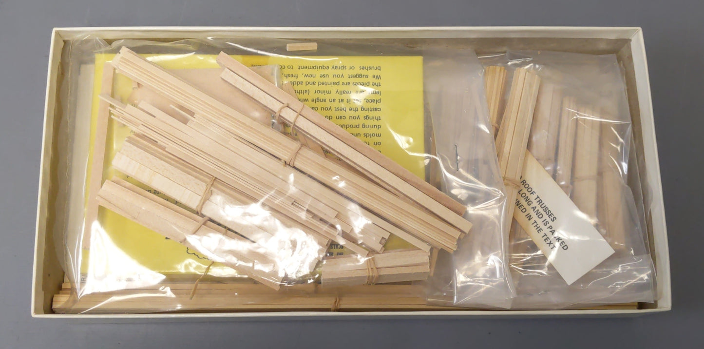 Fine Scale Miniatures 170 HO Scale "Old Time" Sawmill Laser-Cut Building Kit