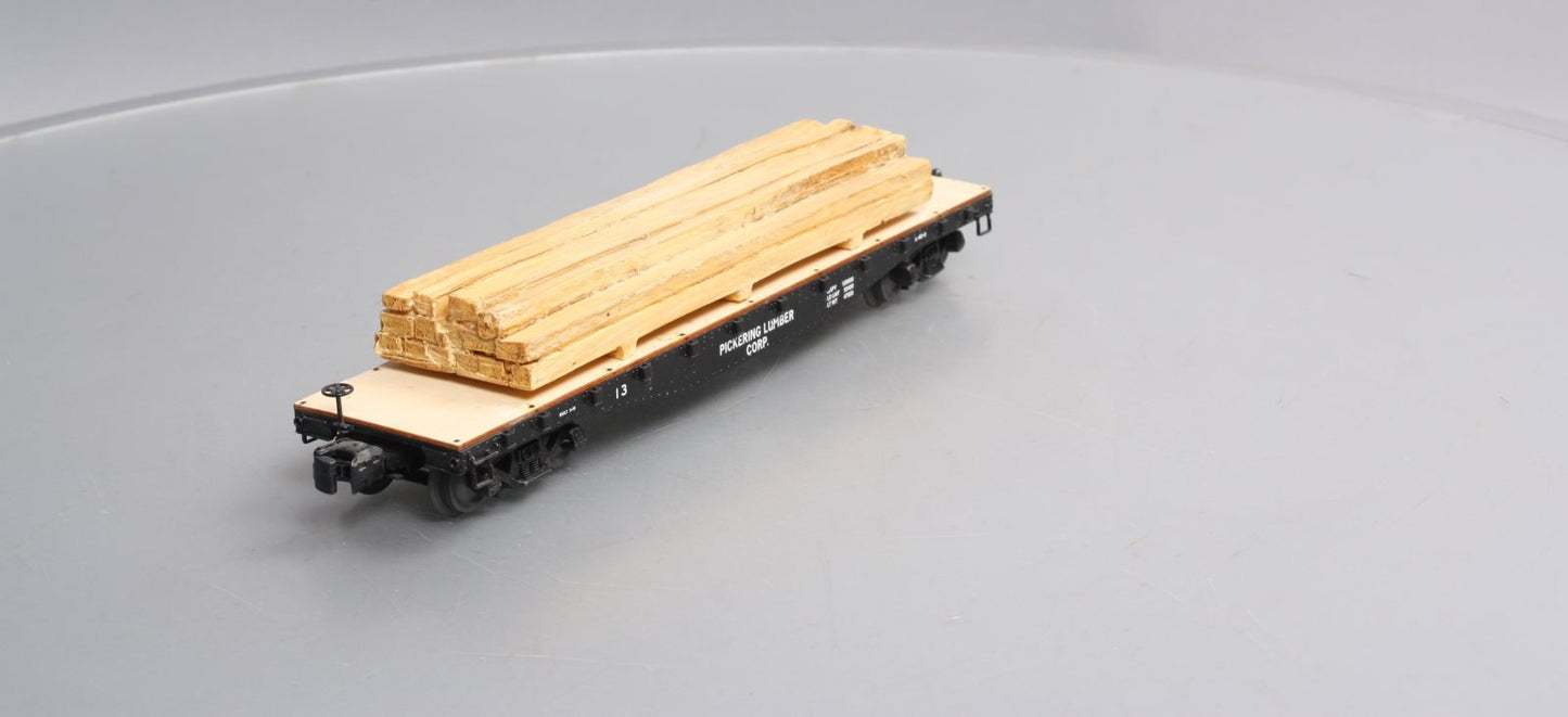 Lionel 6-82853 O Pickering Lumber 40' Flatcar with Lumber Load