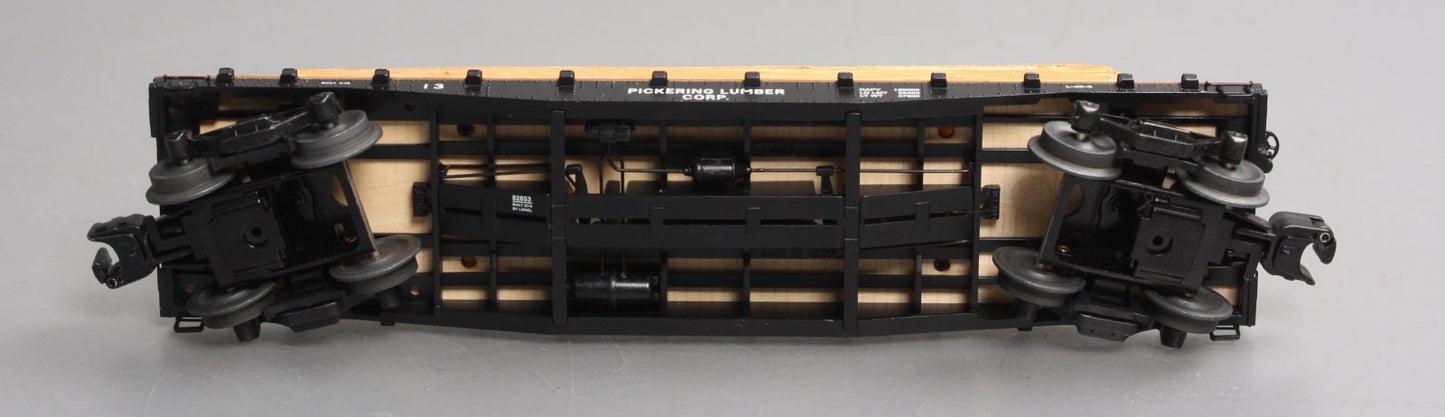 Lionel 6-82853 O Pickering Lumber 40' Flatcar with Lumber Load