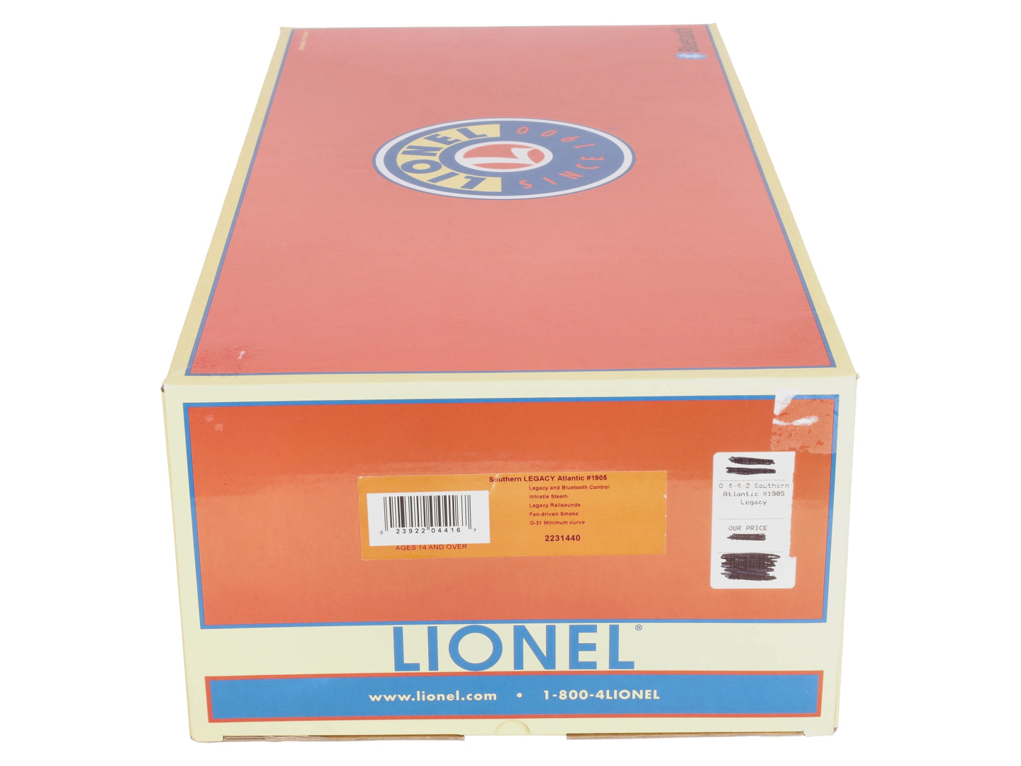 Lionel 2231440 O Southern Legacy Atlantic Steam Locomotive #1905 LN/Box