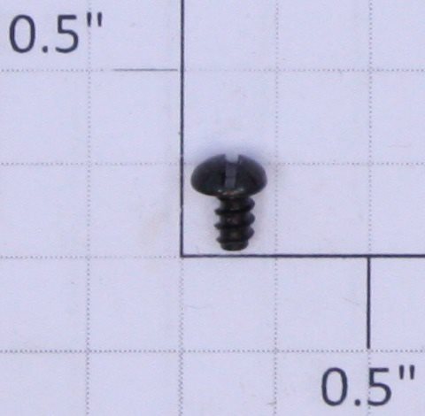 Lionel #4 x 3/16" Black Round Head Slotted Self Tapping Screw