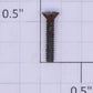 Lionel #4-36 x 5/8" Slotted Flat Head 700E/763 Valve Hangar Mounting Screw