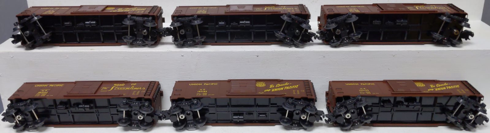 K-Line K641-2115A O Union Pacific Boxcar 6-Pack LN/Box