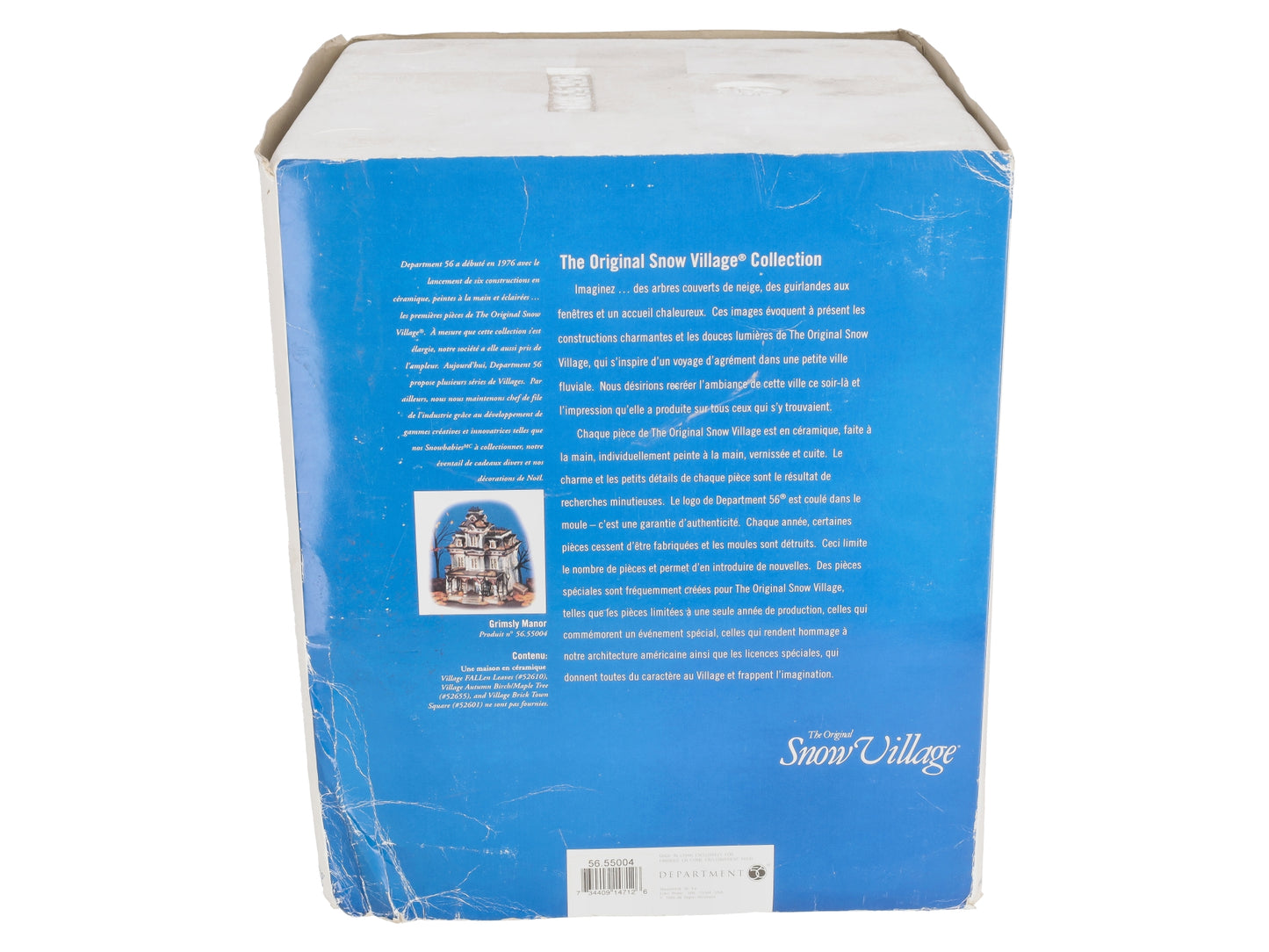 Dept 56 56.55004 "The Snow Village" Grimsly Manor & Mausoleum VG/Box