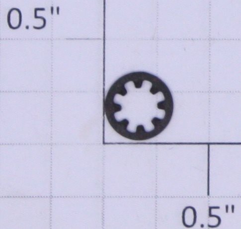 Lionel WS-69 #8 Black Internal Star Lock Washer