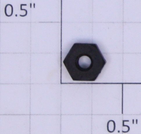 Lionel #6-32 Black Plastic Hex Nut