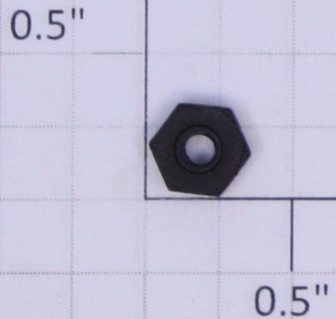 Lionel #6-32 Black Plastic Hex Nut