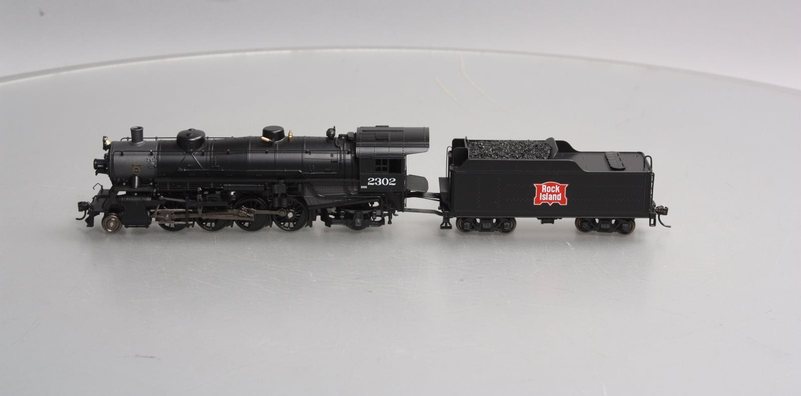 Broadway Limited 5573 HO Rock Island 2-8-2 Lt Mikado #2302 with Sound & DCC