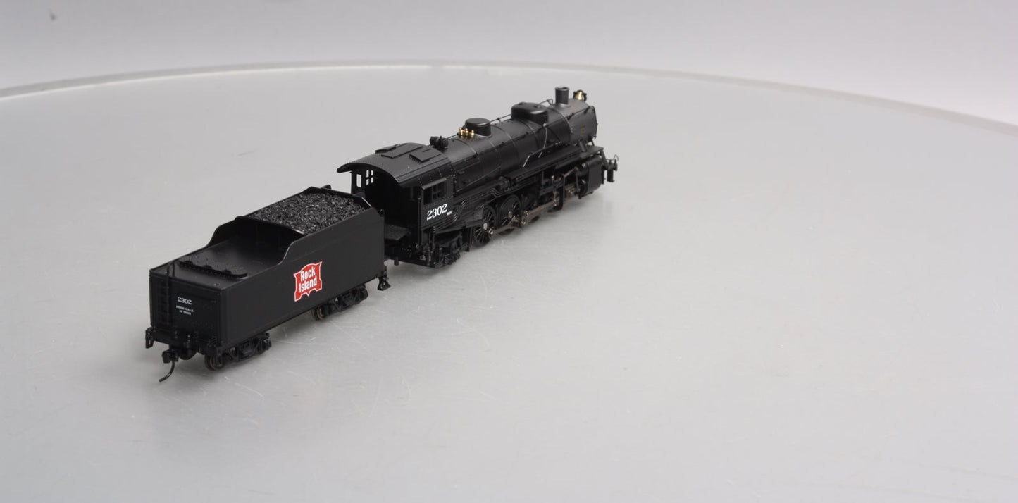 Broadway Limited 5573 HO Rock Island 2-8-2 Lt Mikado #2302 with Sound & DCC