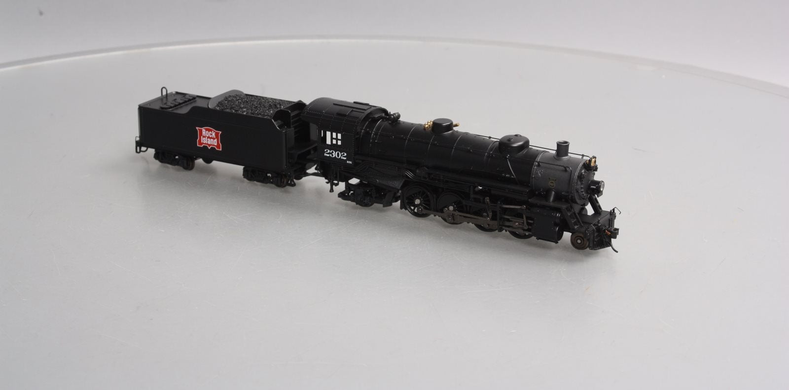Broadway Limited 5573 HO Rock Island 2-8-2 Lt Mikado #2302 with Sound & DCC