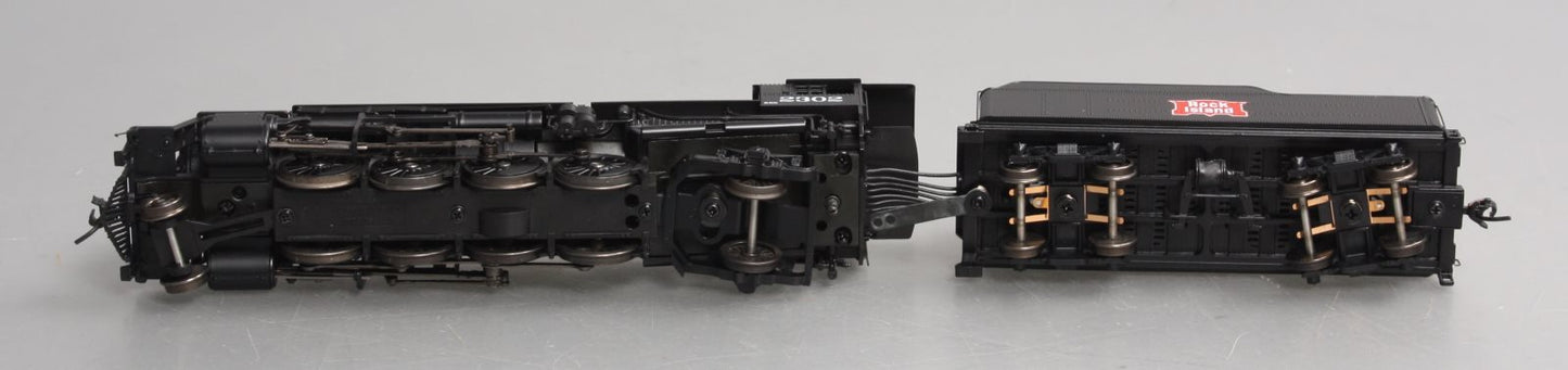 Broadway Limited 5573 HO Rock Island 2-8-2 Lt Mikado #2302 with Sound & DCC