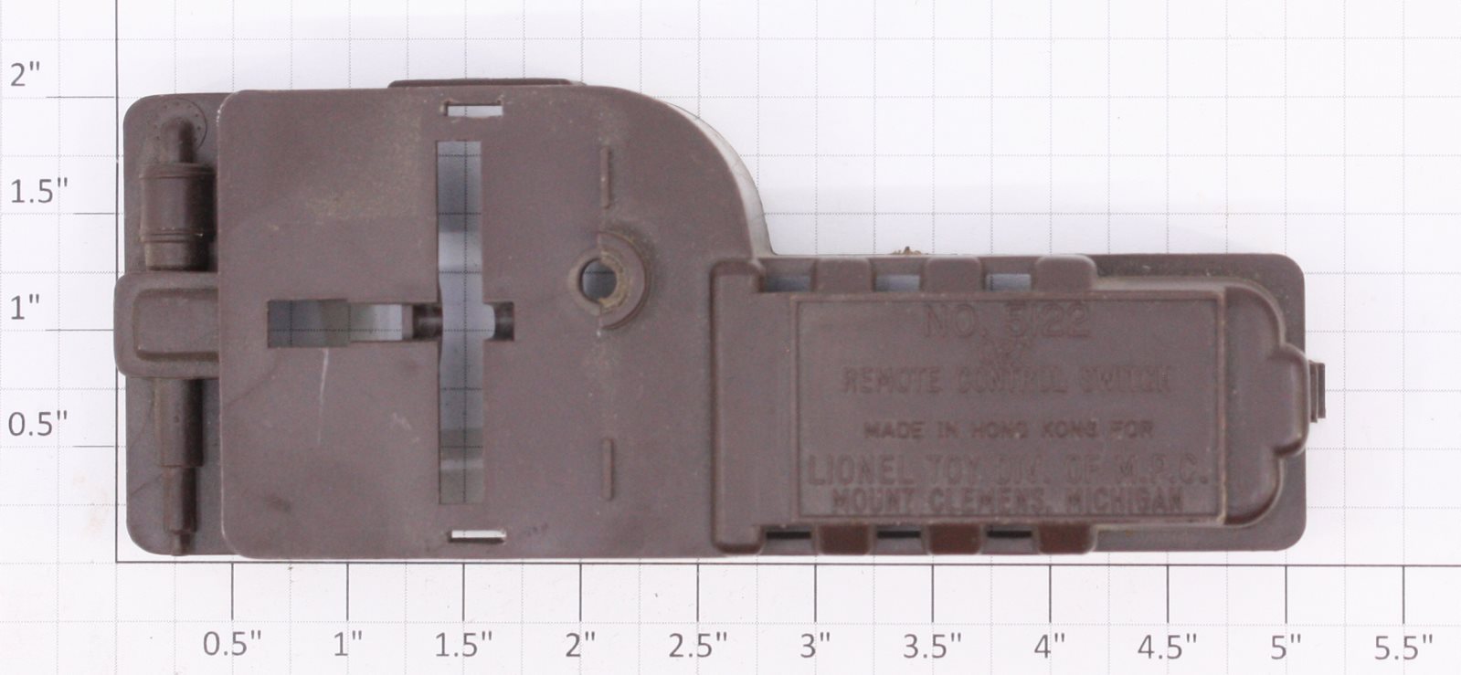 Lionel 5122-65 O27 Gauge Right Hand Track Turnout Switch Motor Housing