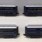 MTH 30-6262 O Wabash RailKing O-27 Madison Passenger Car Set (Set of 4) NIB