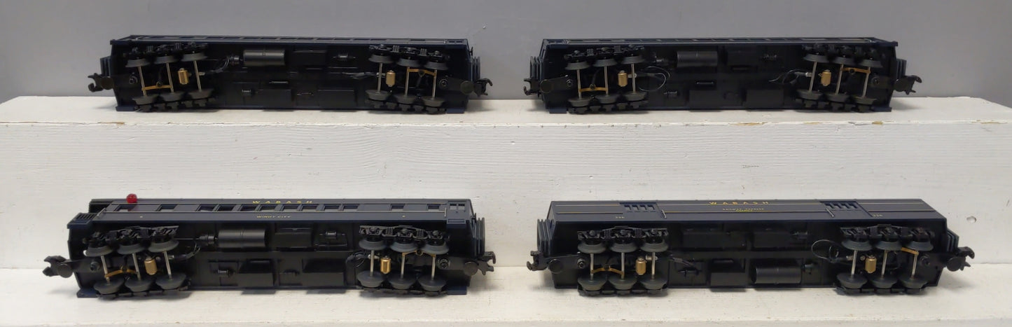 MTH 30-6262 O Wabash RailKing O-27 Madison Passenger Car Set (Set of 4) NIB