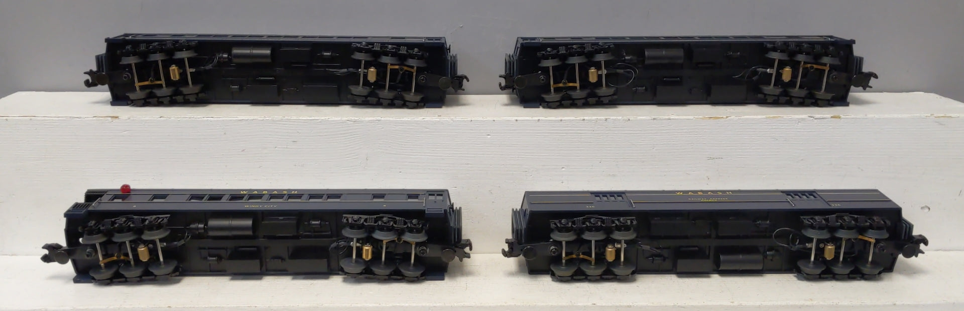 MTH 30-6262 O Wabash RailKing O-27 Madison Passenger Car Set (Set of 4) NIB