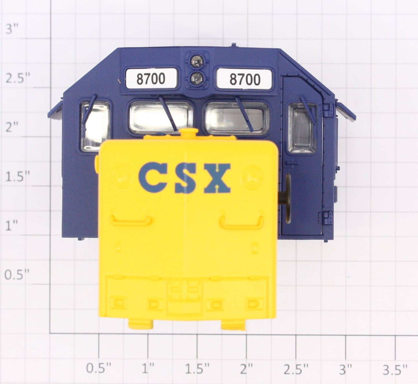 Lionel 18263-7 CSX SD60Mac Diesel Body Cab Shell #8700