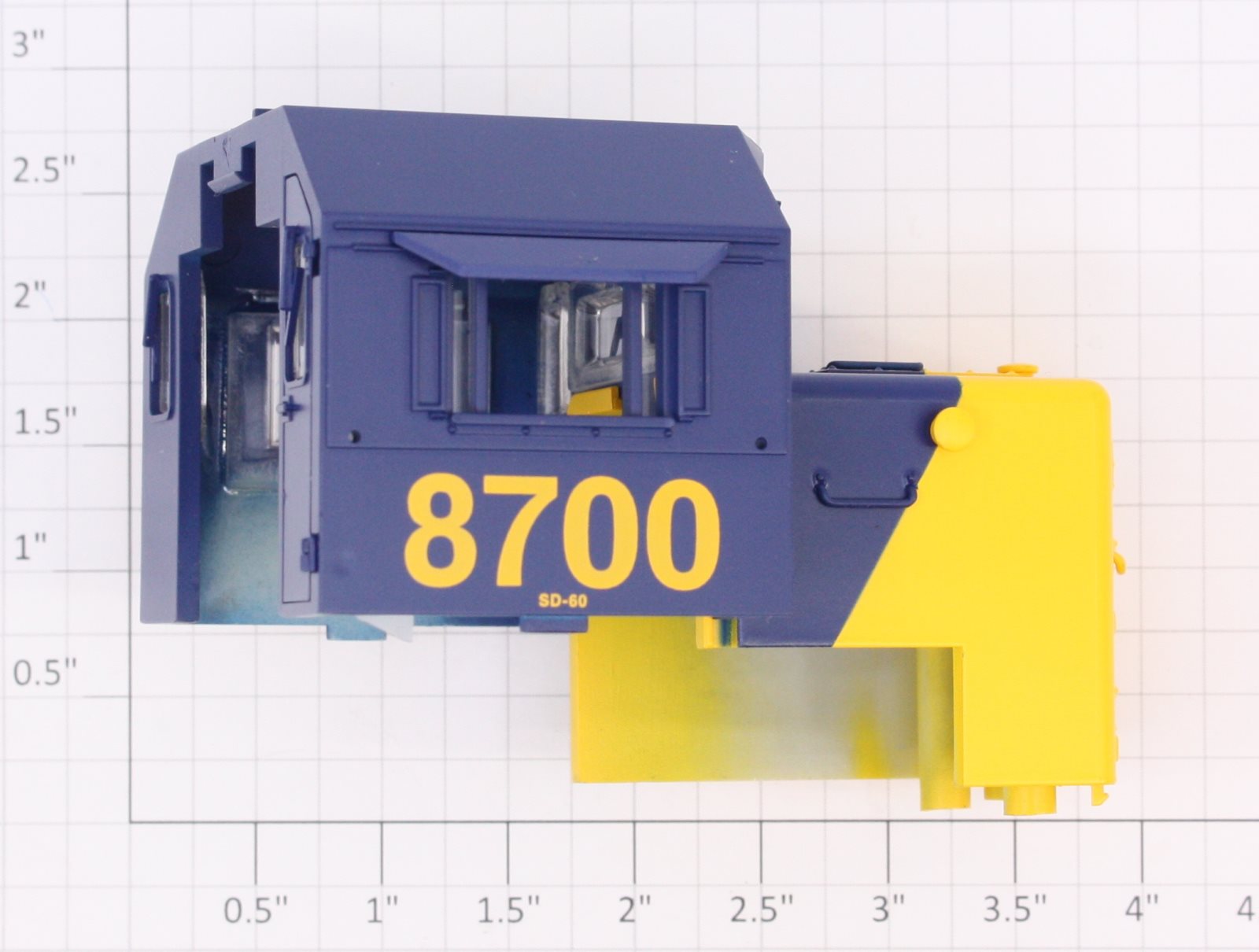 Lionel 18263-7 CSX SD60Mac Diesel Body Cab Shell #8700