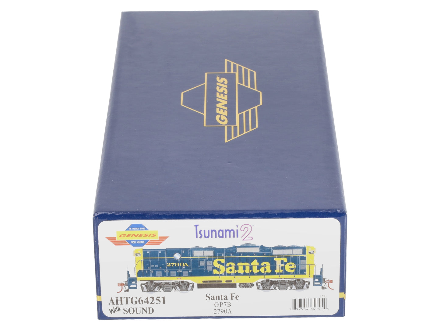 Athearn G64251 HO Santa Fe GP7B Diesel Locomotive #2790A w/DCC & Sound