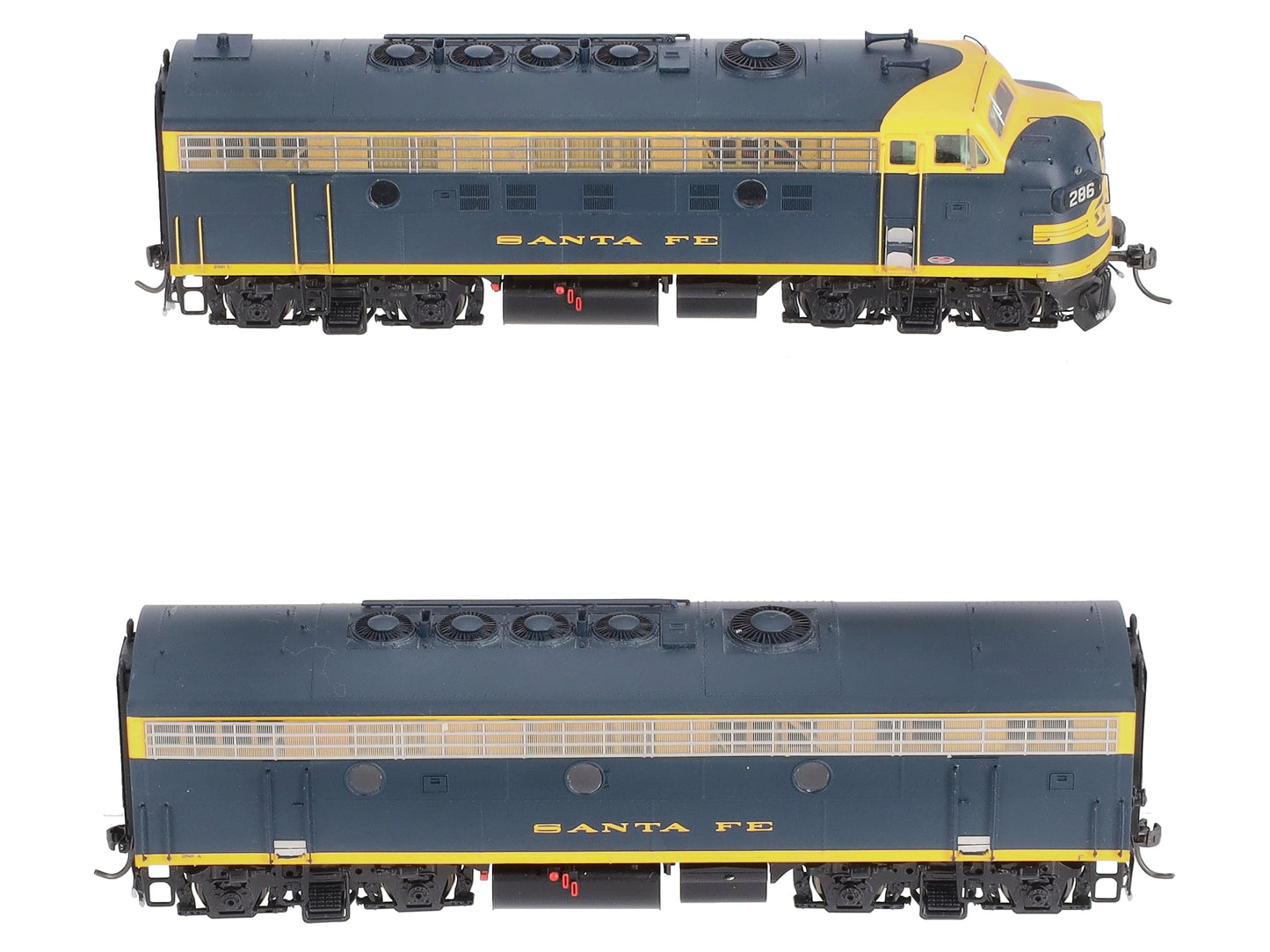 Athearn G22181 HO Santa Fe F9 A/B Diesel Freight Set #286L/#286A w/DCC & Sound LN/Box
