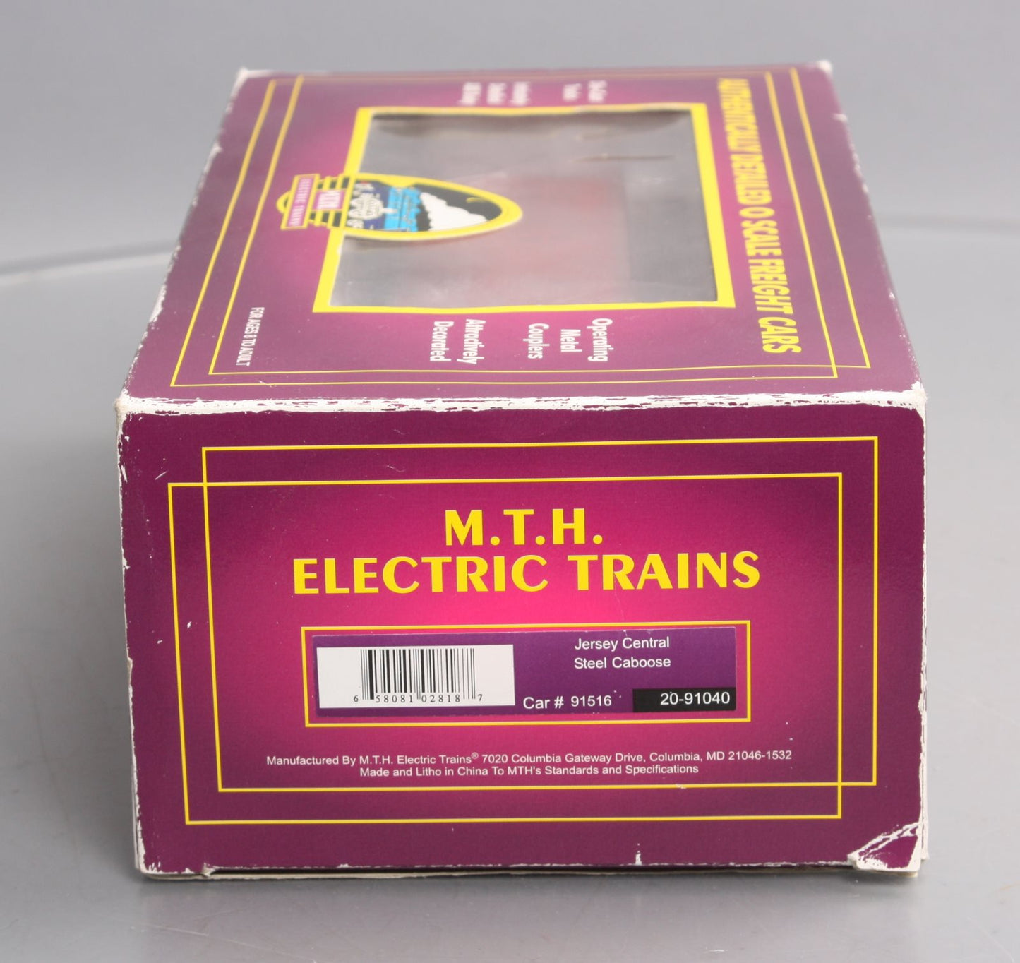 MTH 20-91040 O Gauge Jersey Central Caboose #91530 LN/Box