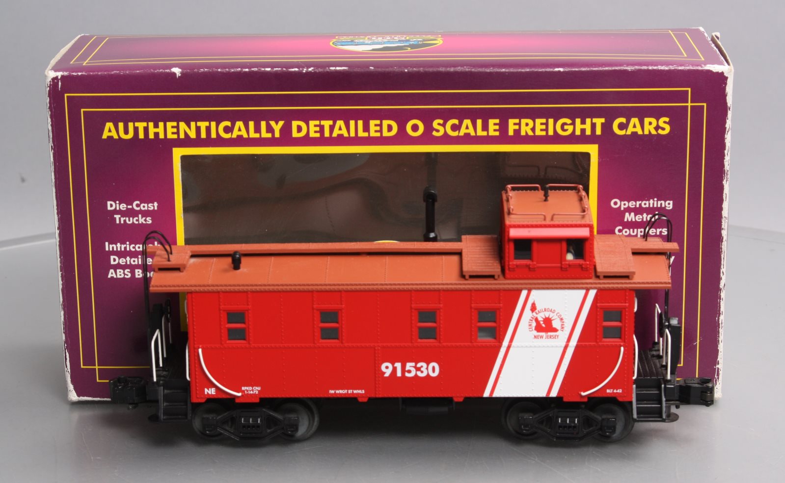 MTH 20-91040 O Gauge Jersey Central Caboose #91530 LN/Box