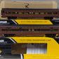 Lionel 6-22420 O PRR Broadway Limited 18" Aluminum Passenger Cars (Set of 2)