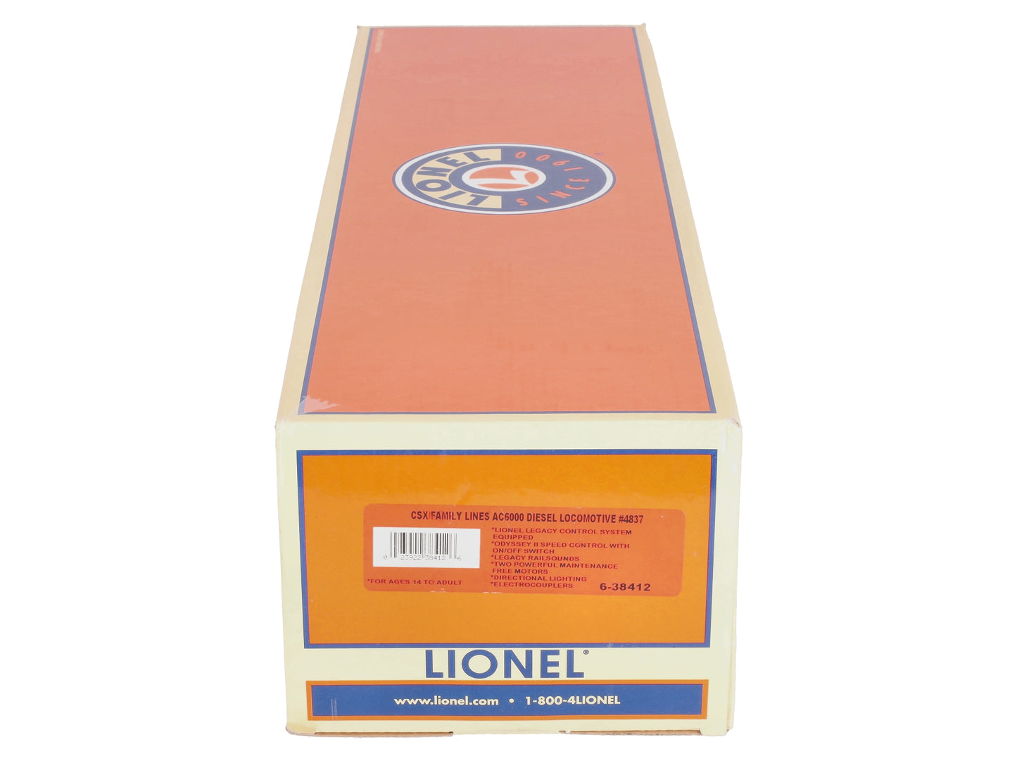 Lionel 6-38412 CSX Heritage Family Lines AC6000 Diesel Locomotive #4837