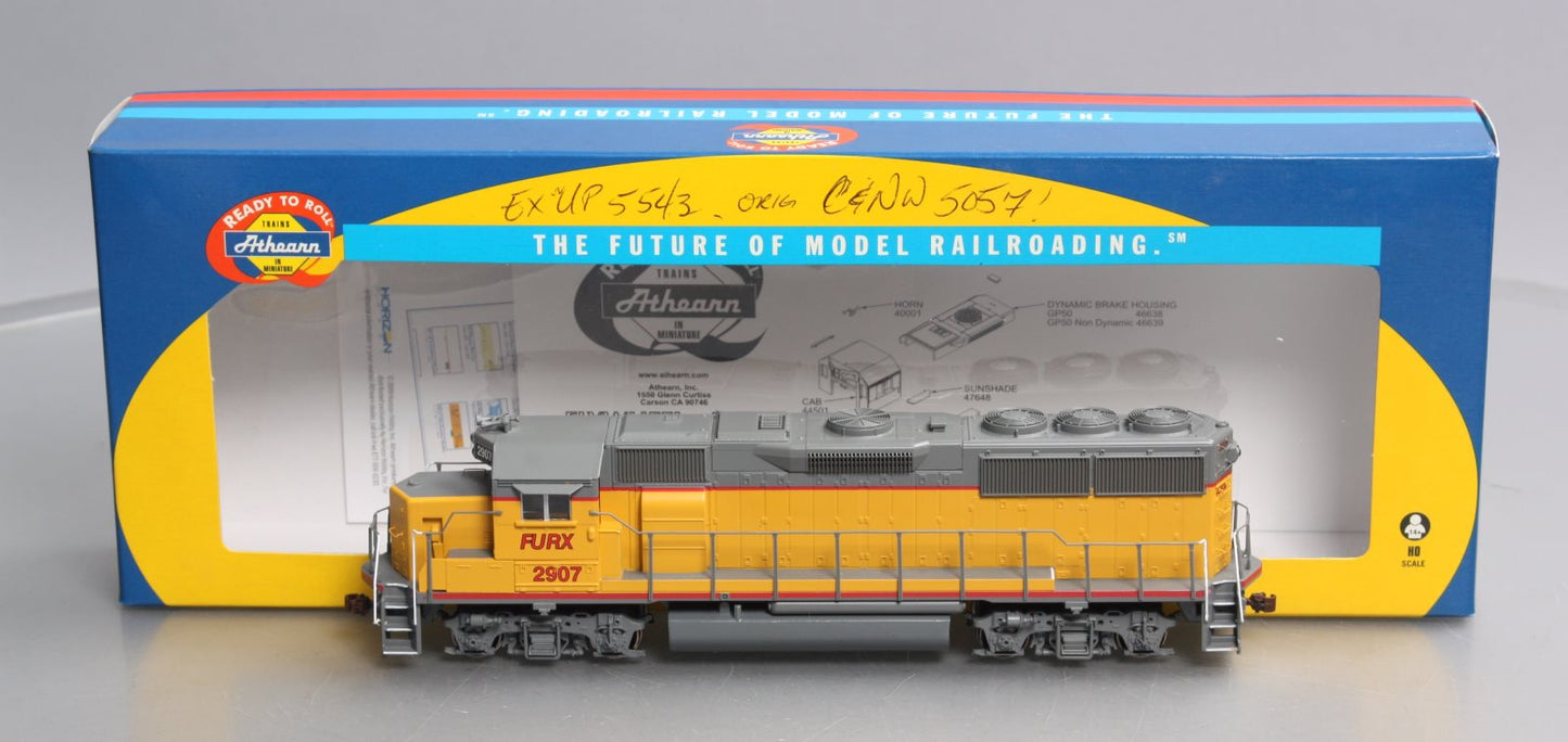 Athearn 77869 HO First Union FURX GP50 Phase I Diesel Locomotive #2907