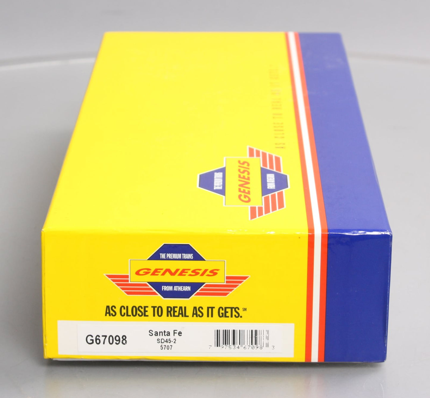 Athearn G67098 HO Santa Fe SD45-2 Powered Diesel Locomotive #5707 w/ DCC LN/Box