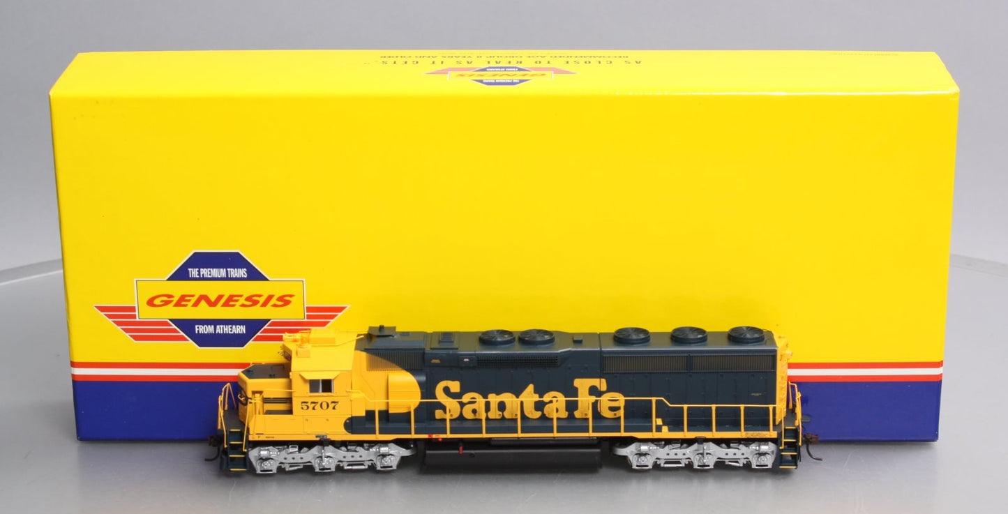 Athearn G67098 HO Santa Fe SD45-2 Powered Diesel Locomotive #5707 w/ DCC LN/Box