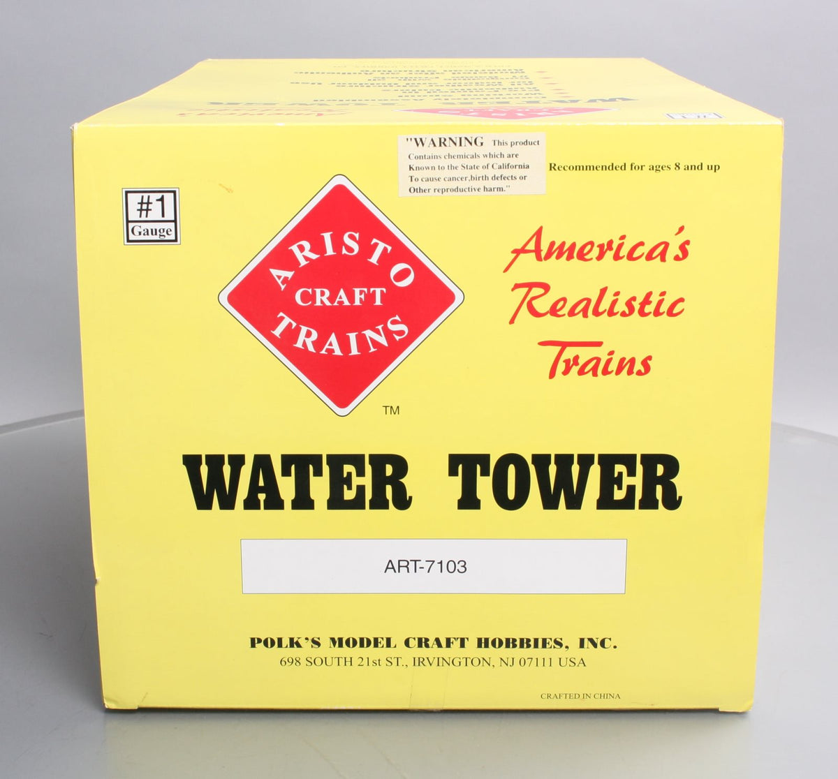 Aristo-Craft 7103 G Scale Water Tower LN/Box