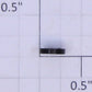 Lionel #6 x 5/16" x 1/8" Black Plastic Washer