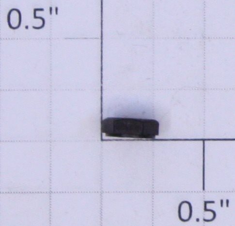 Lionel #2-56 Black Plastic Hex Nut