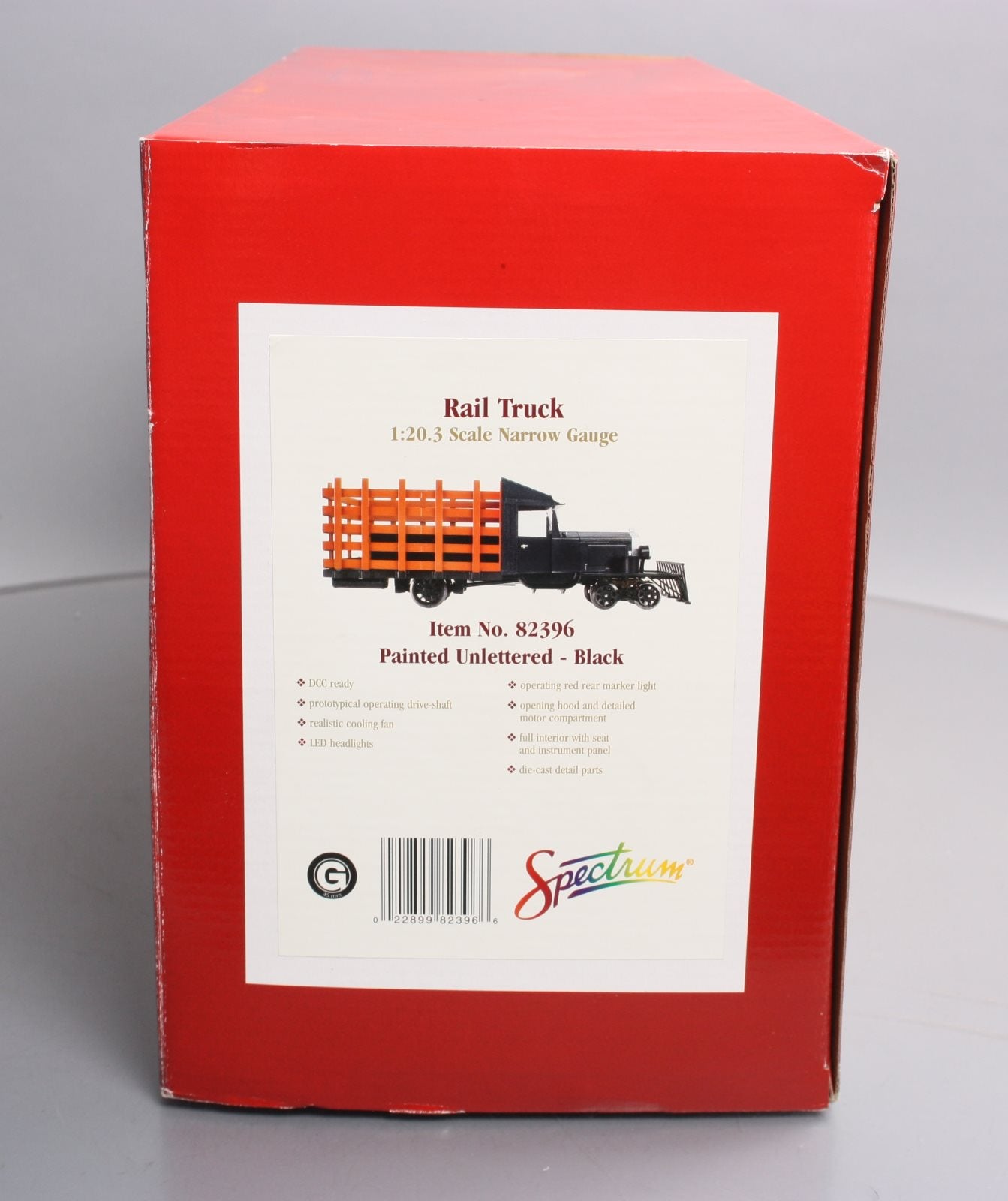 Bachmann 82396 G Scale Black Rail Truck