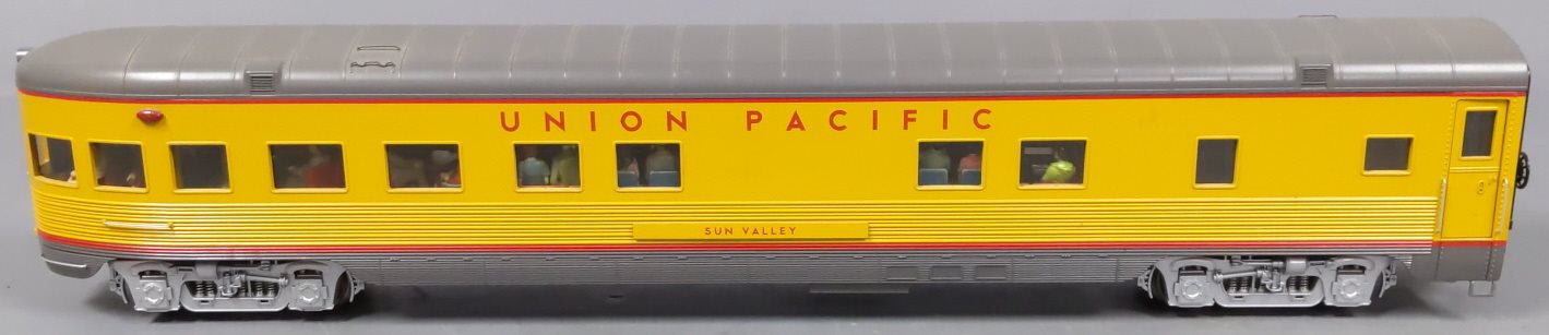 MTH 70-68003 G Scale Union Pacific Streamlined Observation Car - Metal Wheels
