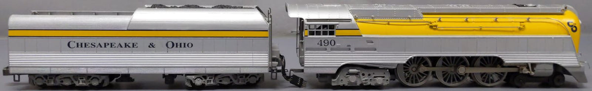 Lionel 6-18043 O Chesapeake & Ohio Streamlined Hudson & Tender #490 with RSII LN/Box