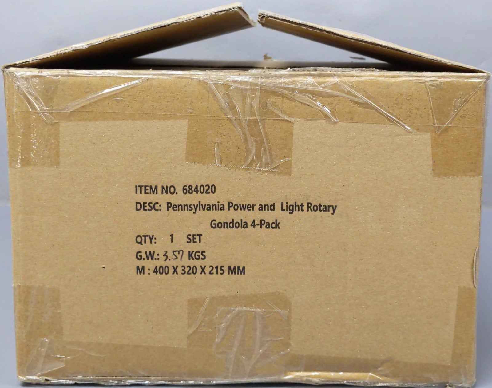 Lionel 6-84020 O Gauge Pennsylvania Power & Light Rotary Gondolas (Pack of 4)