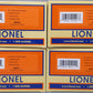 Lionel 6-84020 O Gauge Pennsylvania Power & Light Rotary Gondolas (Pack of 4) LN/Box