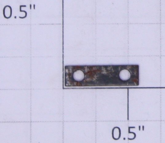 Lionel 225E-5 Blackened Rear Truck Bearing Cap with Rust