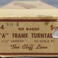 The Cliff Line TA-4 HO Scale "A" Frame Turntable Kit EX/Box
