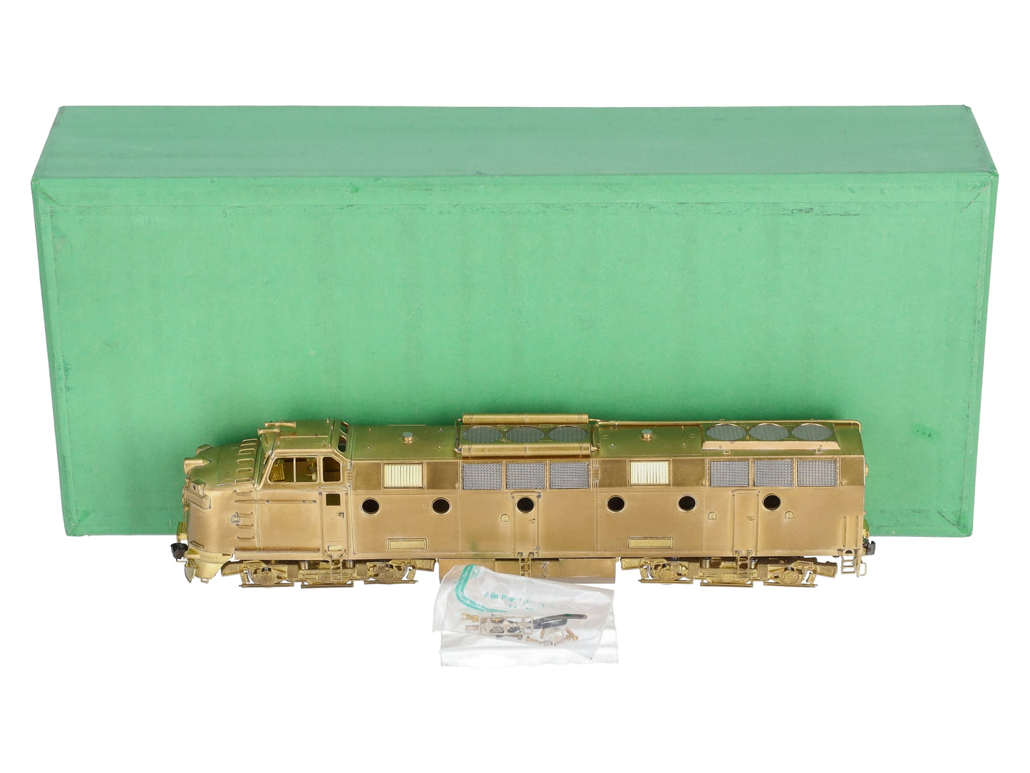 Overland 1909 HO Scale BRASS D&RGW Krauss-Maffei Diesel Engine -Unpainted EX/Box