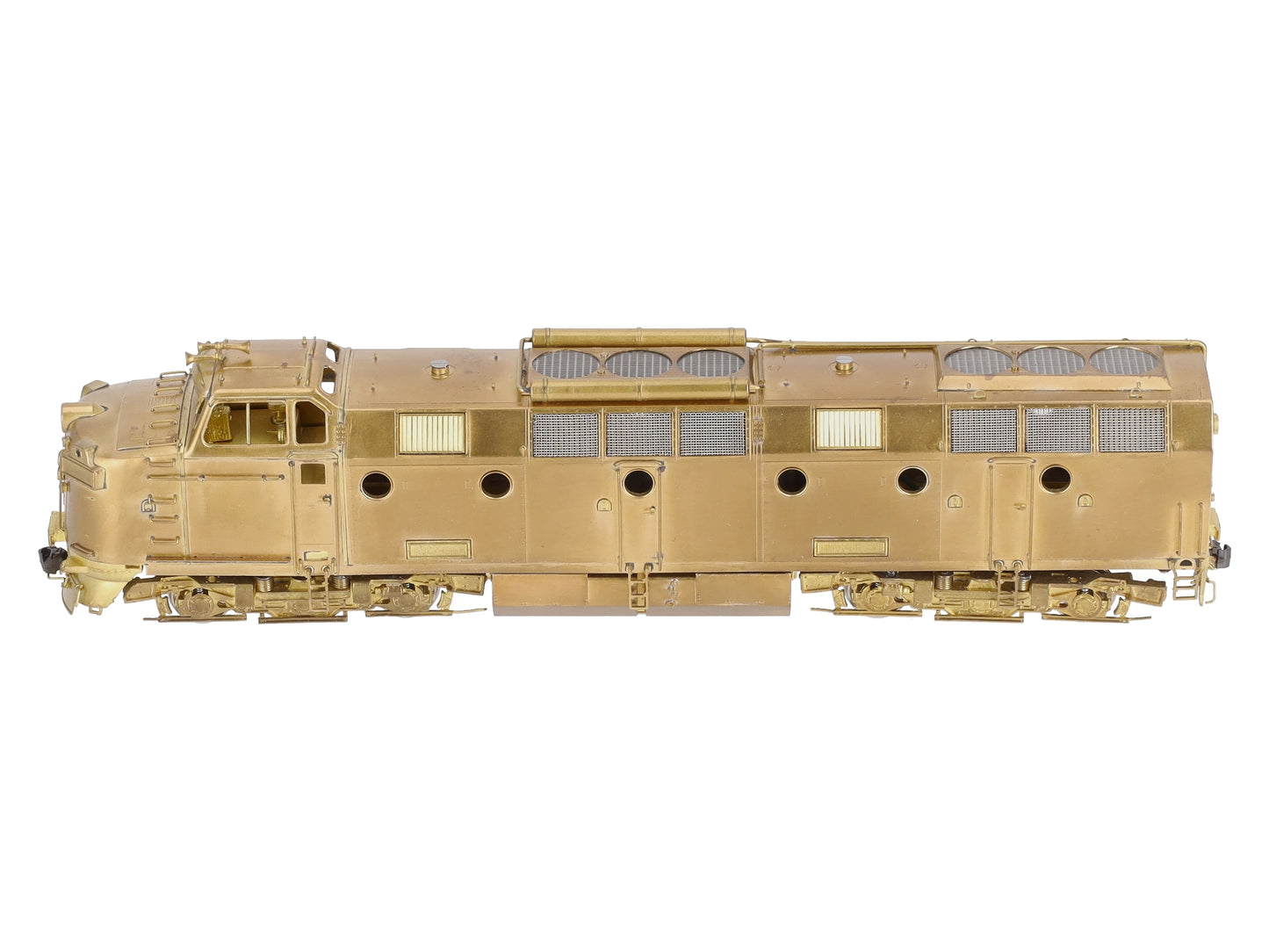 Overland 1909 HO Scale BRASS D&RGW Krauss-Maffei Diesel Engine -Unpainted EX/Box