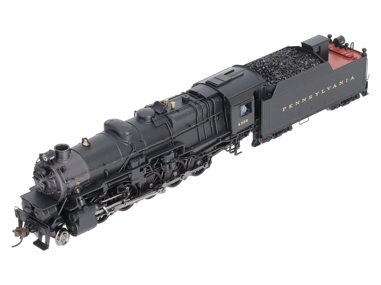 Broadway Limited 2481 HO Pennsylvania I1sa 2-10-0 with 90F82 Short Tender #4308