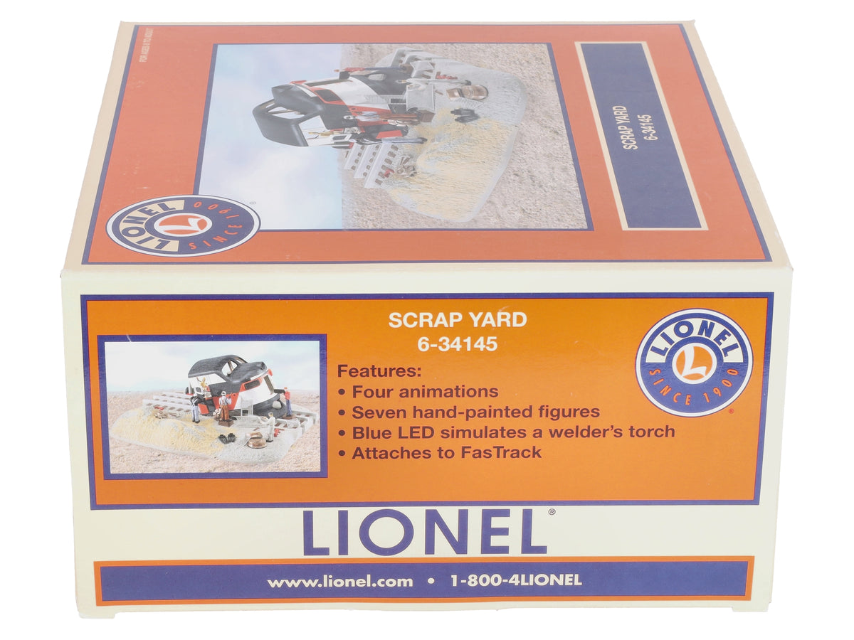 Lionel 6-34145 O Gauge New Haven Scrap Yard Scene LN/Box